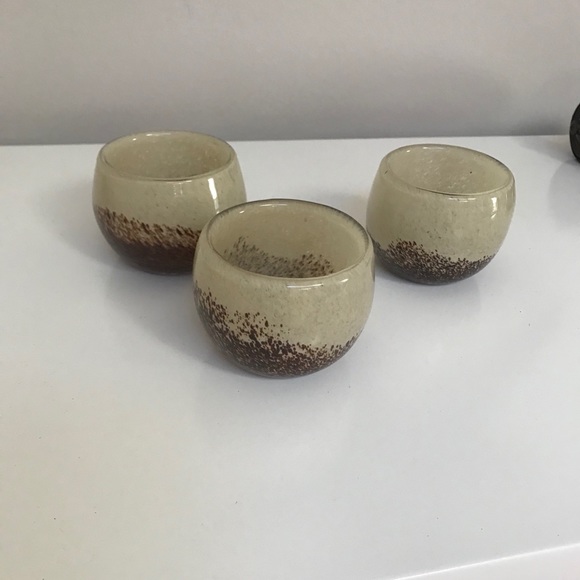 Pottery Barn Candle Holders. Set of 3. NWOT